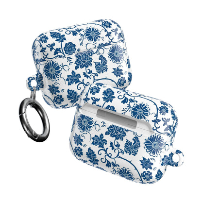 AirPod Case — Blue Floral Porcelain Pattern Protective Cover - DIGITAL X
