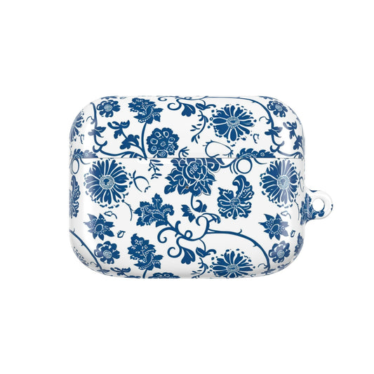AirPod Case — Blue Floral Porcelain Pattern Protective Cover - DIGITAL X