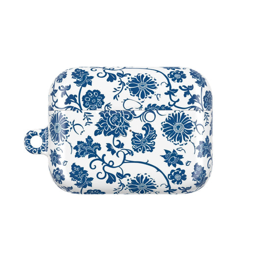 AirPod Case — Blue Floral Porcelain Pattern Protective Cover - DIGITAL X