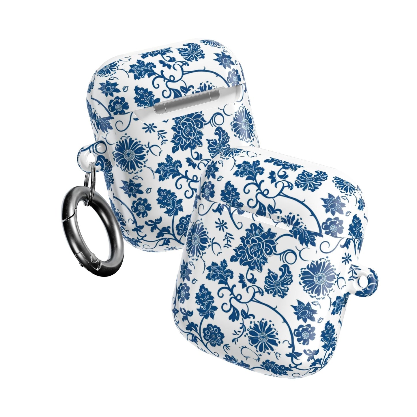 AirPod Case — Blue Floral Porcelain Pattern Protective Cover - DIGITAL X
