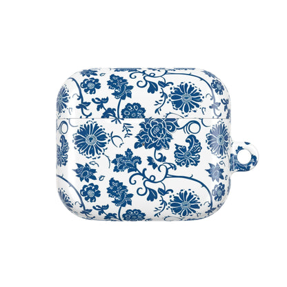 AirPod Case — Blue Floral Porcelain Pattern Protective Cover - DIGITAL X