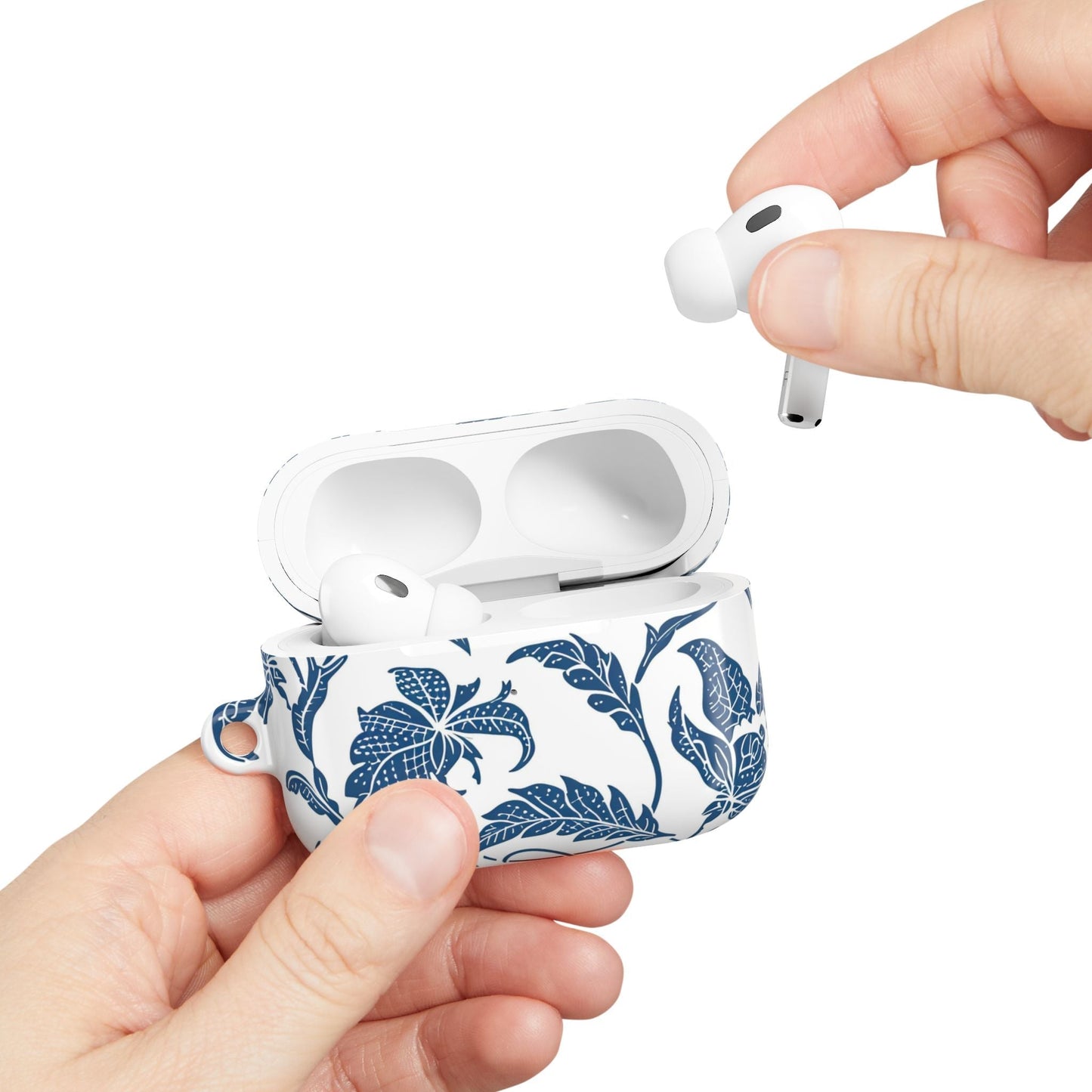AirPod Case — Blue Floral Vintage Porcelain Pattern - DIGITAL X