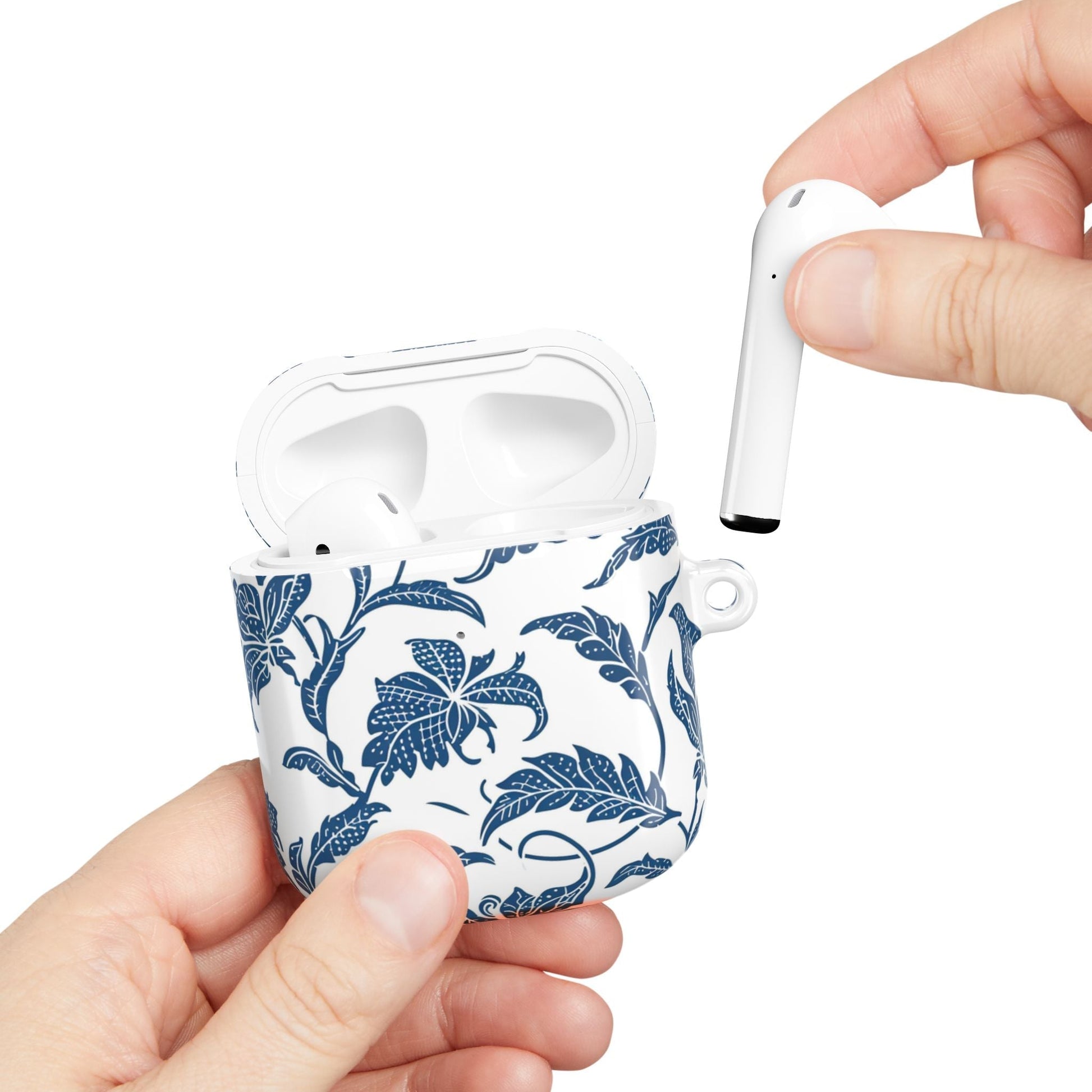 AirPod Case — Blue Floral Vintage Porcelain Pattern - DIGITAL X