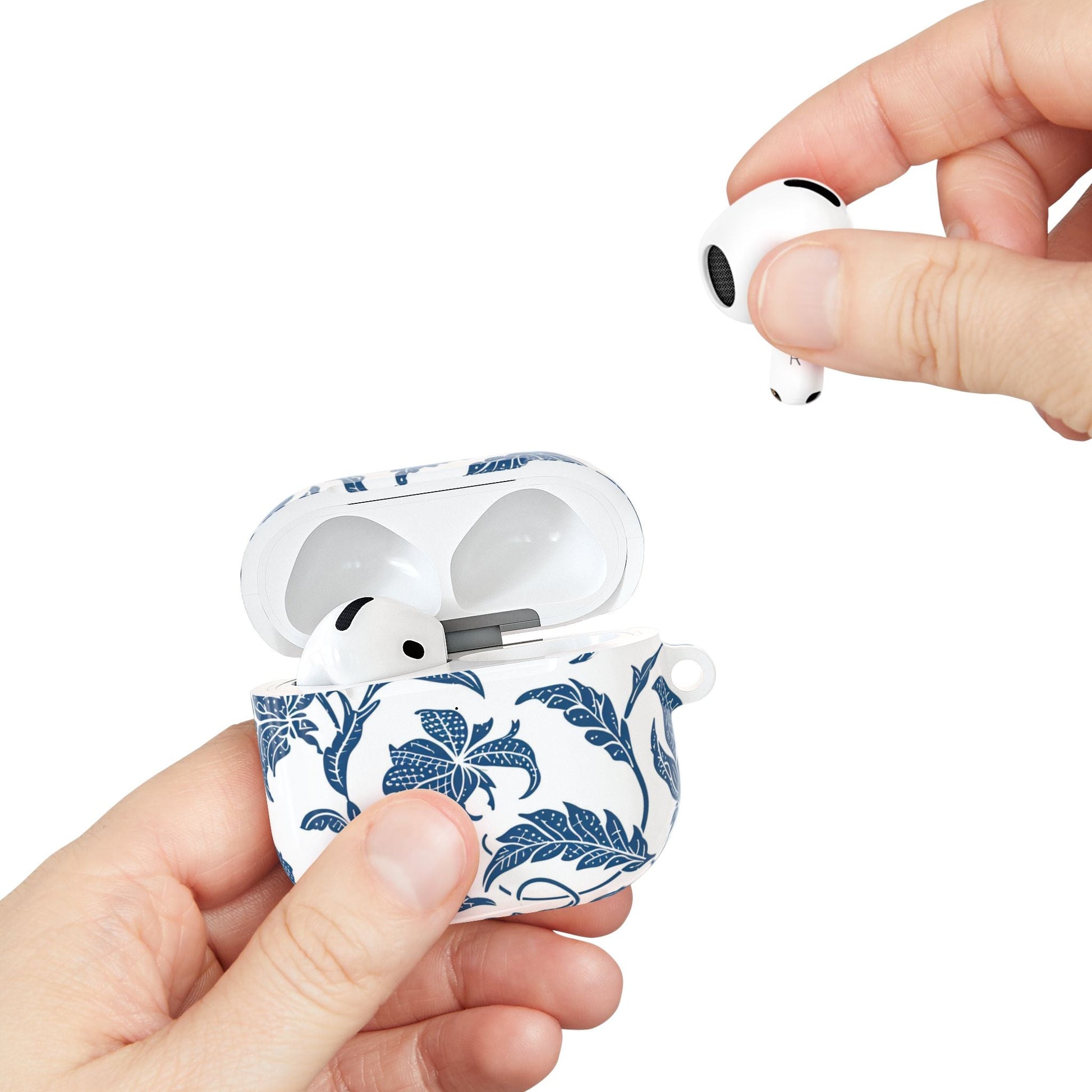 AirPod Case — Blue Floral Vintage Porcelain Pattern - DIGITAL X