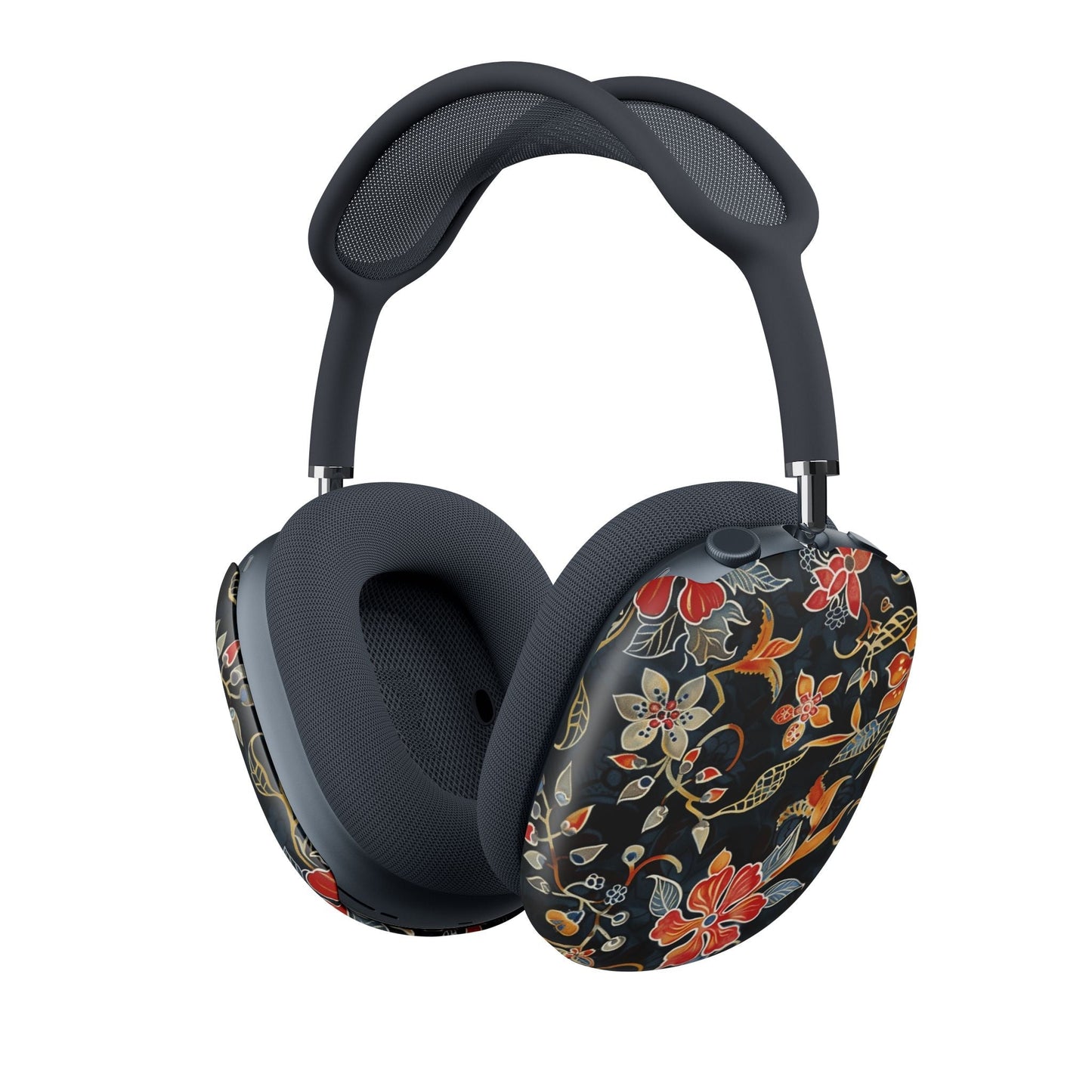 AirPod Max Case — Black Floral Vintage Pattern - DIGITAL X