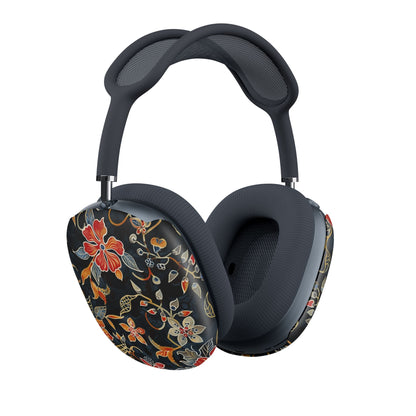 AirPod Max Case — Black Floral Vintage Pattern - DIGITAL X