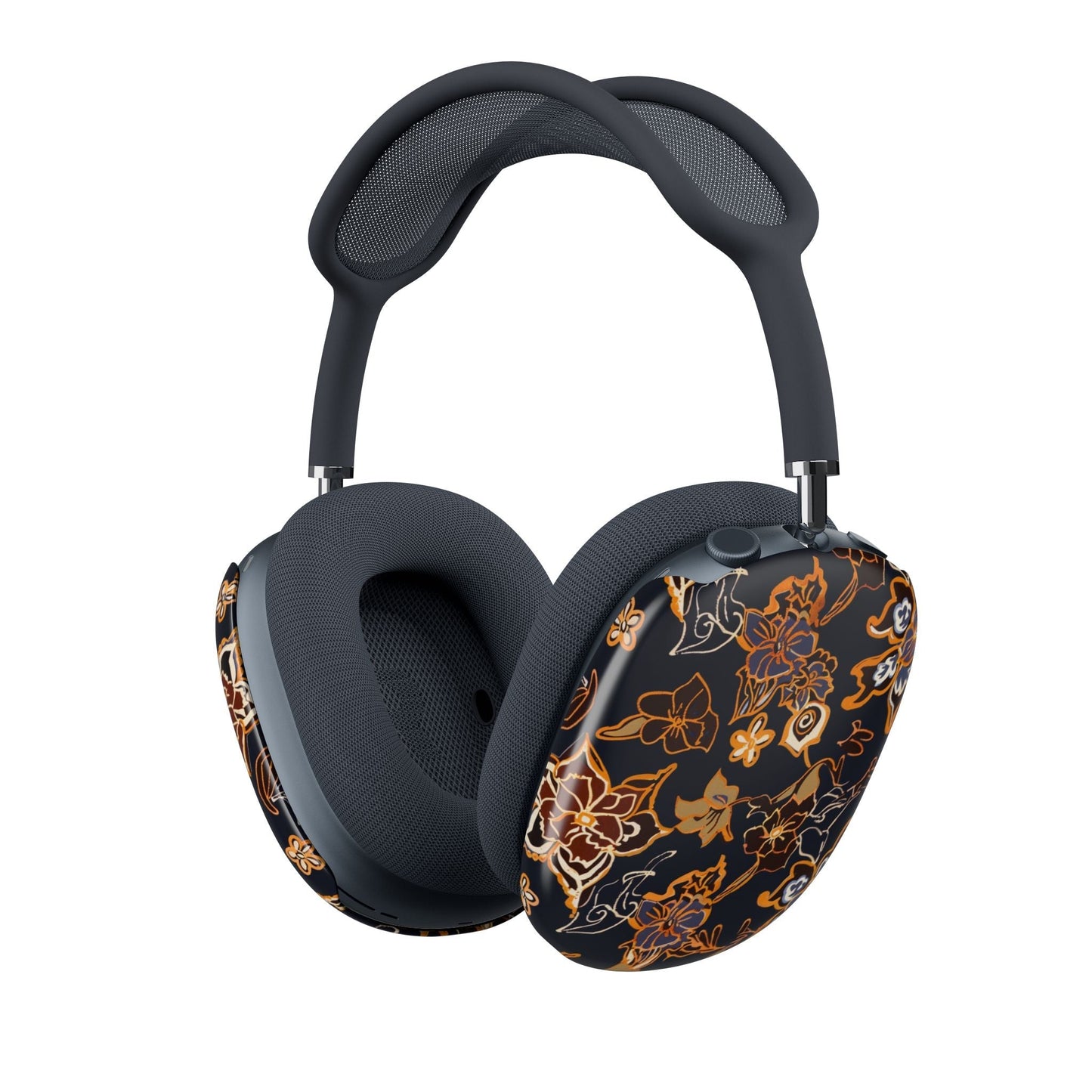 AirPod Max Case — Black & Gold Floral Protective Shell - DIGITAL X