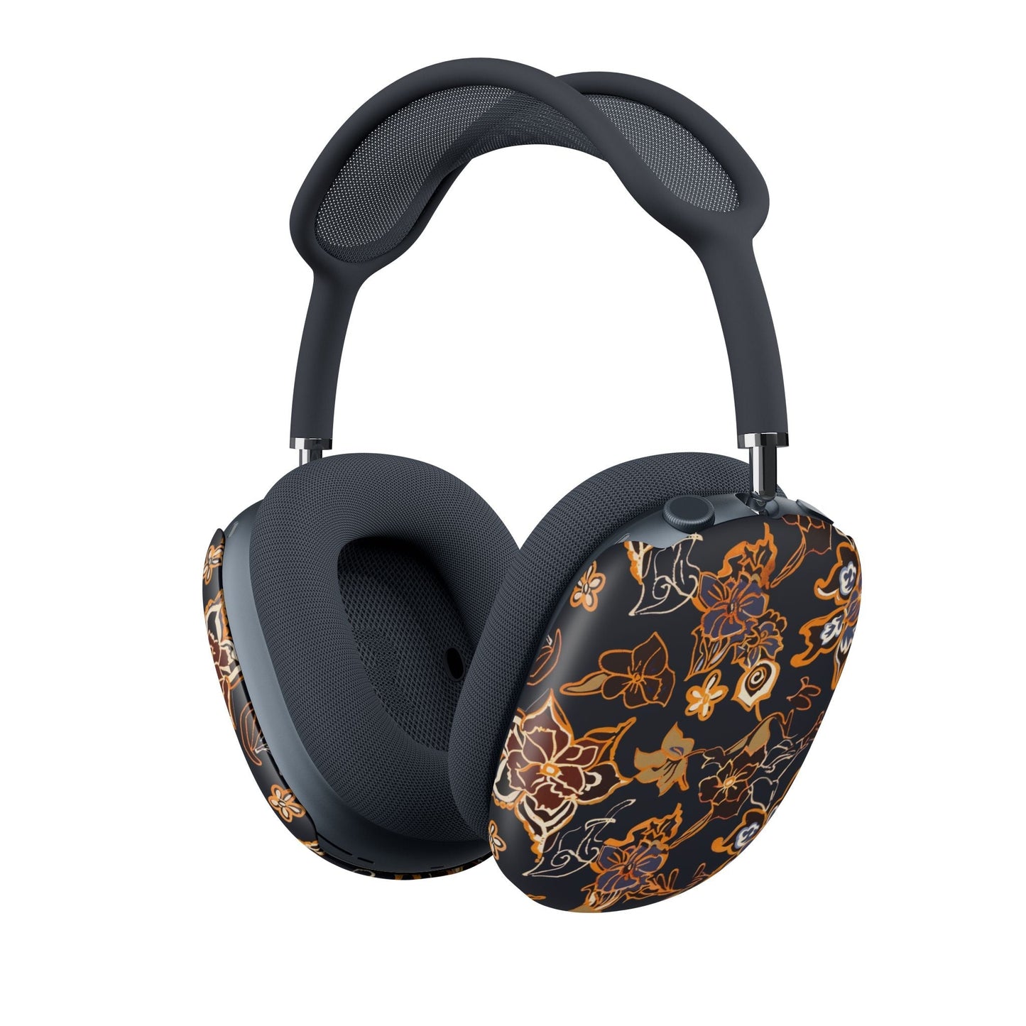 AirPod Max Case — Black & Gold Floral Protective Shell - DIGITAL X