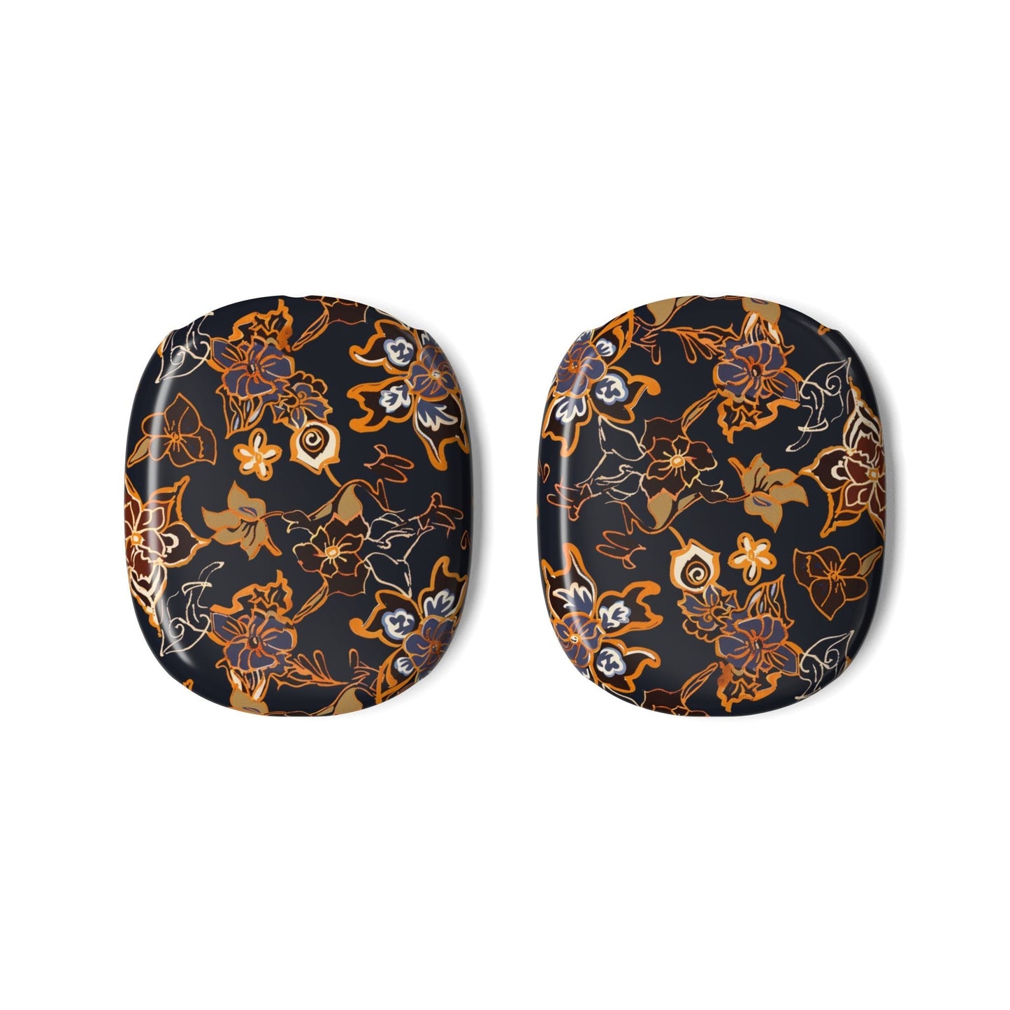 AirPod Max Case — Black & Gold Floral Protective Shell - DIGITAL X