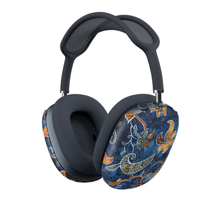 AirPod Max Case — Blue Paisley Floral Protective Covers - DIGITAL X