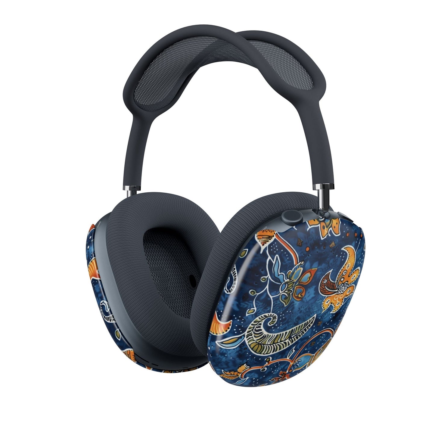 AirPod Max Case — Blue Paisley Floral Protective Covers - DIGITAL X