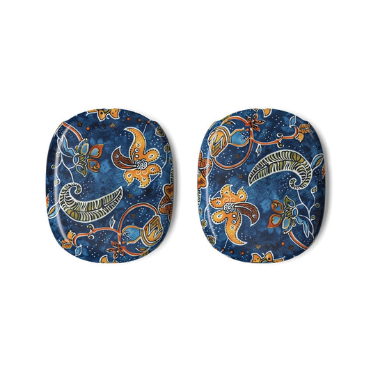 AirPod Max Case — Blue Paisley Floral Protective Covers - DIGITAL X