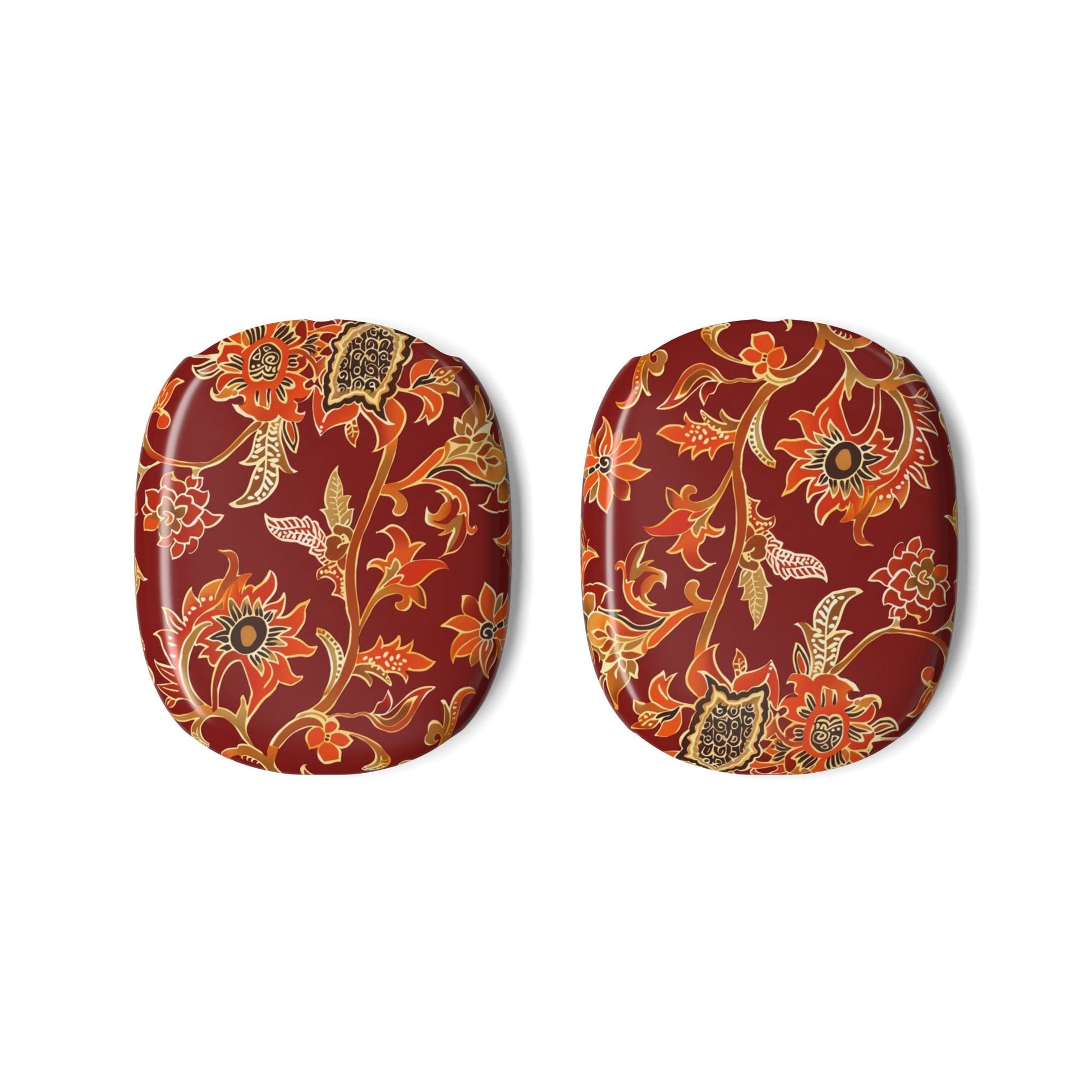 AirPod Max Case — Bohemian Floral Paisley Red Protective Cover - DIGITAL X