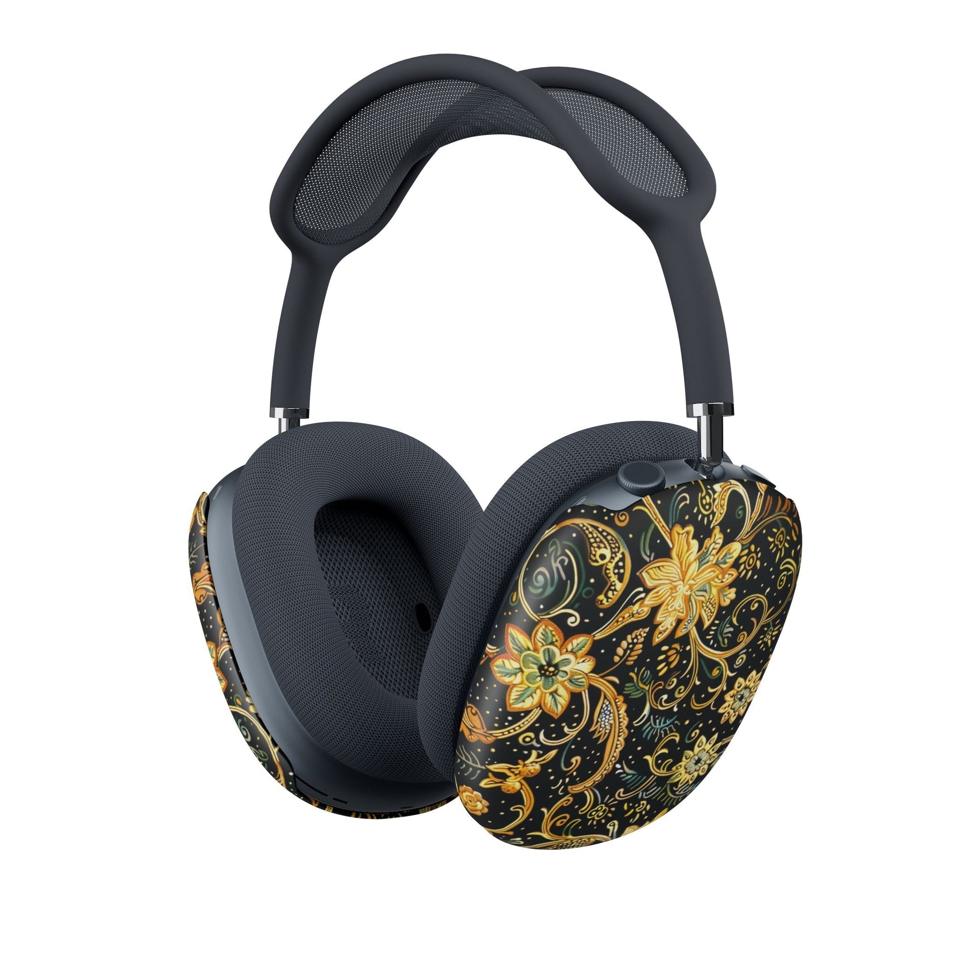 AirPod Max Case — Gold Floral Baroque Pattern Protective Skins - DIGITAL X
