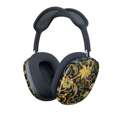 AirPod Max Case — Gold Floral Baroque Pattern Protective Skins - DIGITAL X