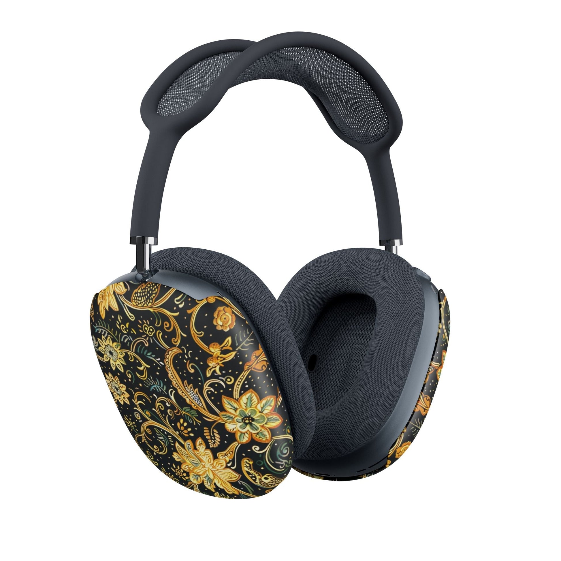 AirPod Max Case — Gold Floral Baroque Pattern Protective Skins - DIGITAL X