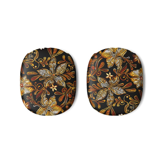 AirPod Max Case — Ornate Gold Floral Pattern Protective Skins - DIGITAL X