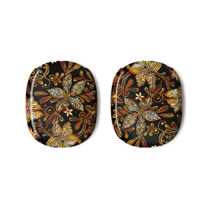 AirPod Max Case — Ornate Gold Floral Pattern Protective Skins - DIGITAL X