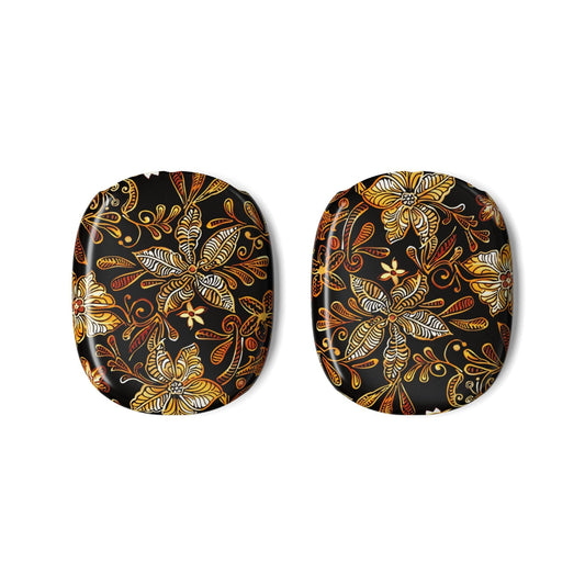 AirPod Max Case — Ornate Gold Floral Pattern Protective Skins - DIGITAL X