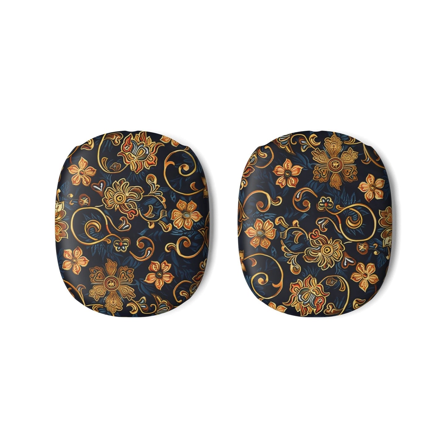 AirPod Max Case — Vintage Gold Floral Pattern - DIGITAL X