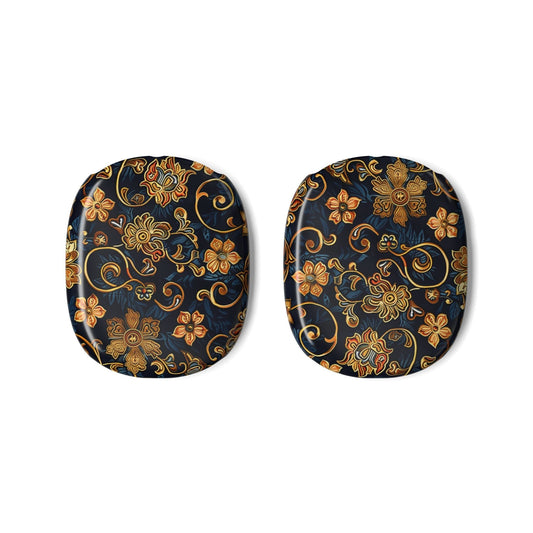 AirPod Max Case — Vintage Gold Floral Pattern - DIGITAL X