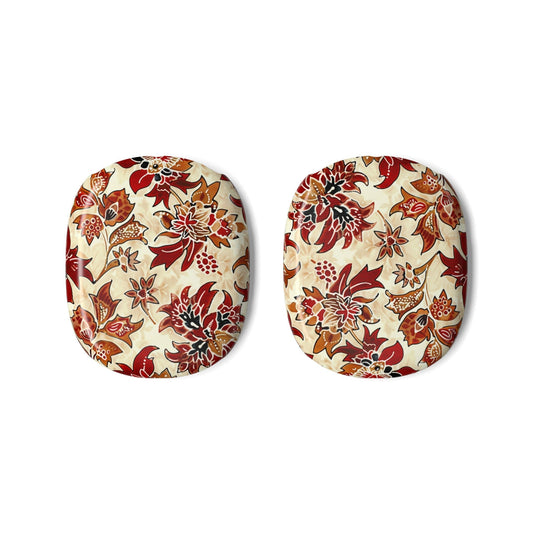 AirPod Max Case — Vintage Red Floral Allover Print - DIGITAL X