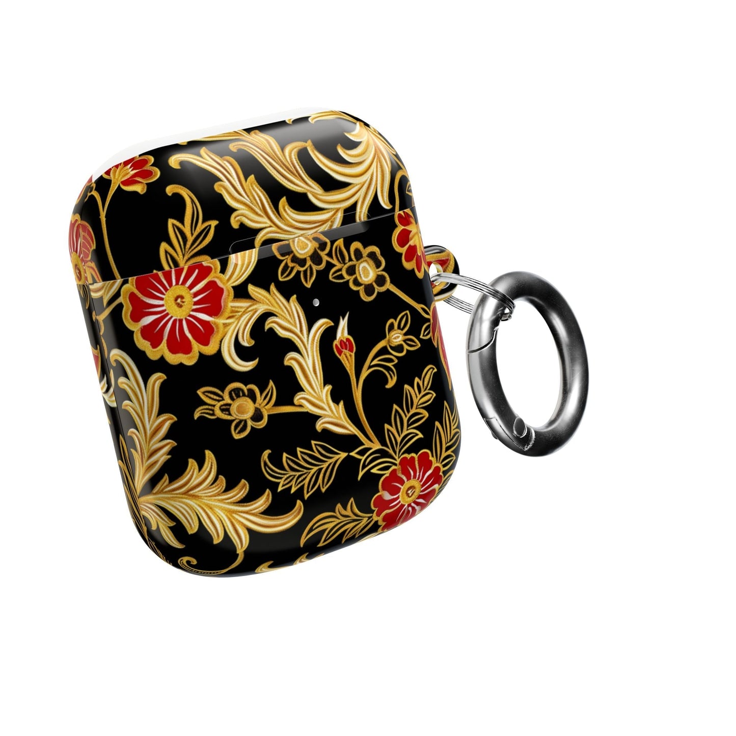 AirPods Case — Black & Gold Floral Protective Cover - DIGITAL X