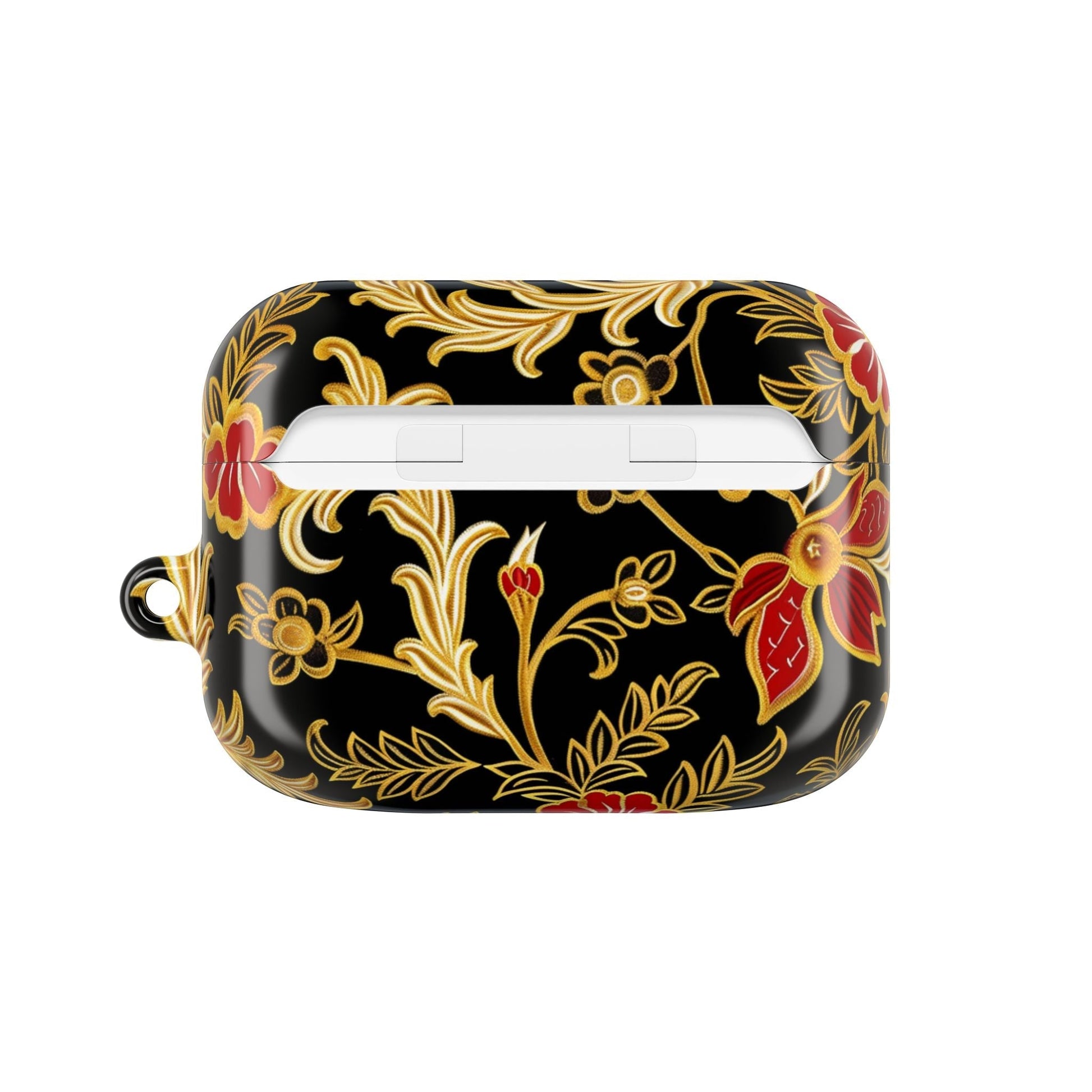 AirPods Case — Black & Gold Floral Protective Cover - DIGITAL X