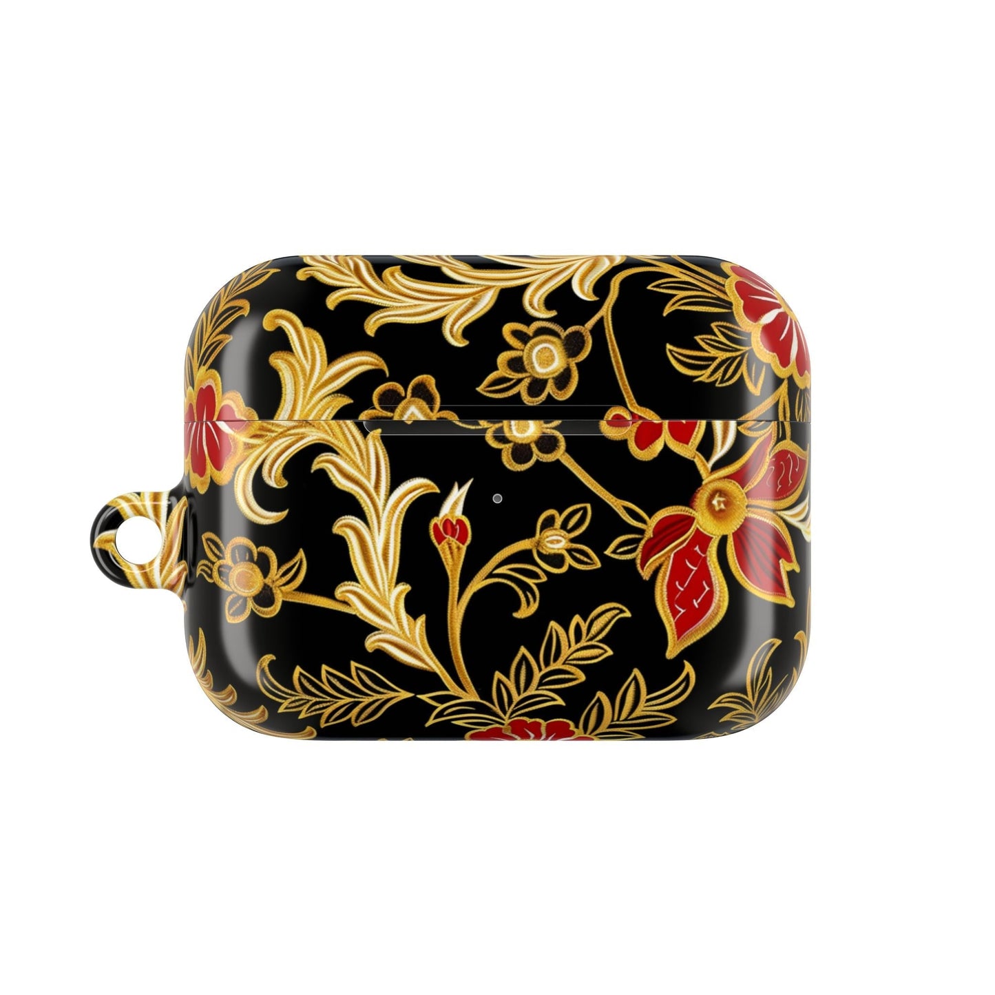 AirPods Case — Black & Gold Floral Protective Cover - DIGITAL X