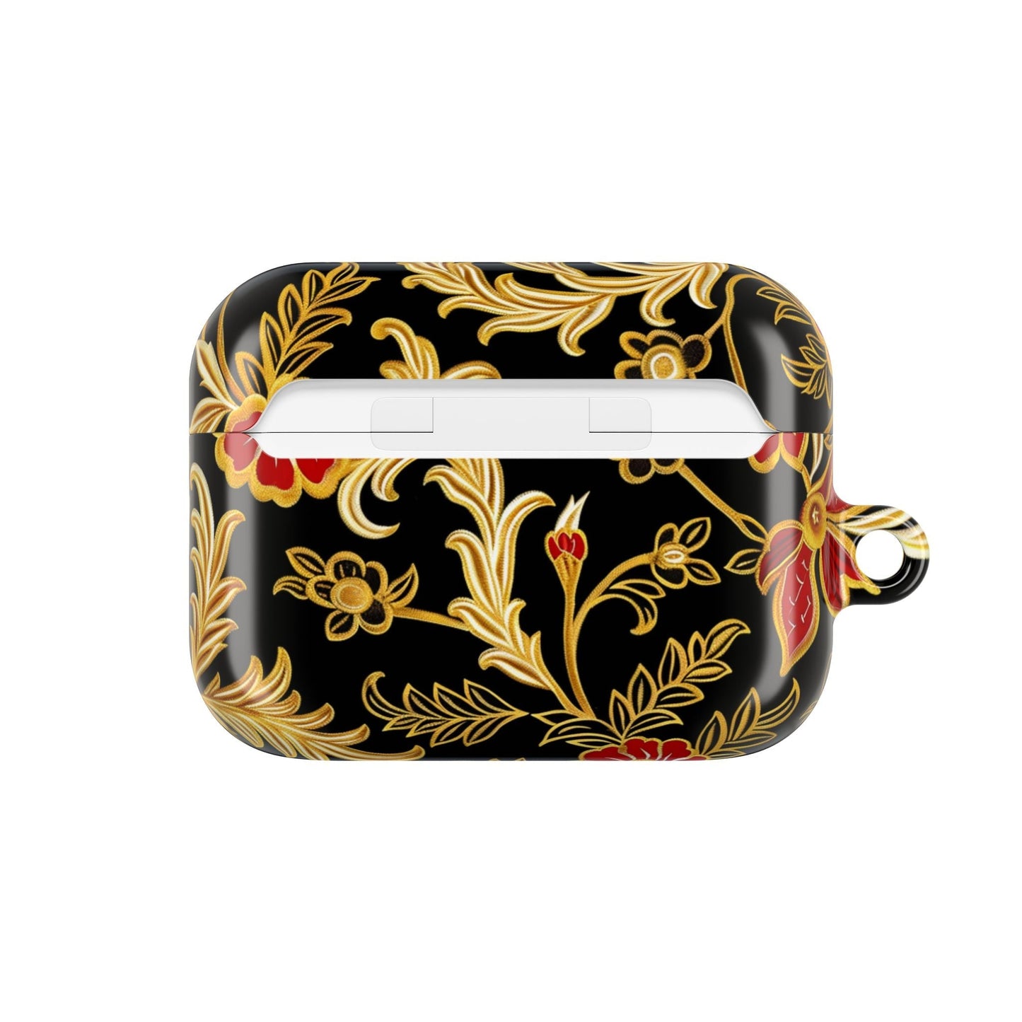 AirPods Case — Black & Gold Floral Protective Cover - DIGITAL X