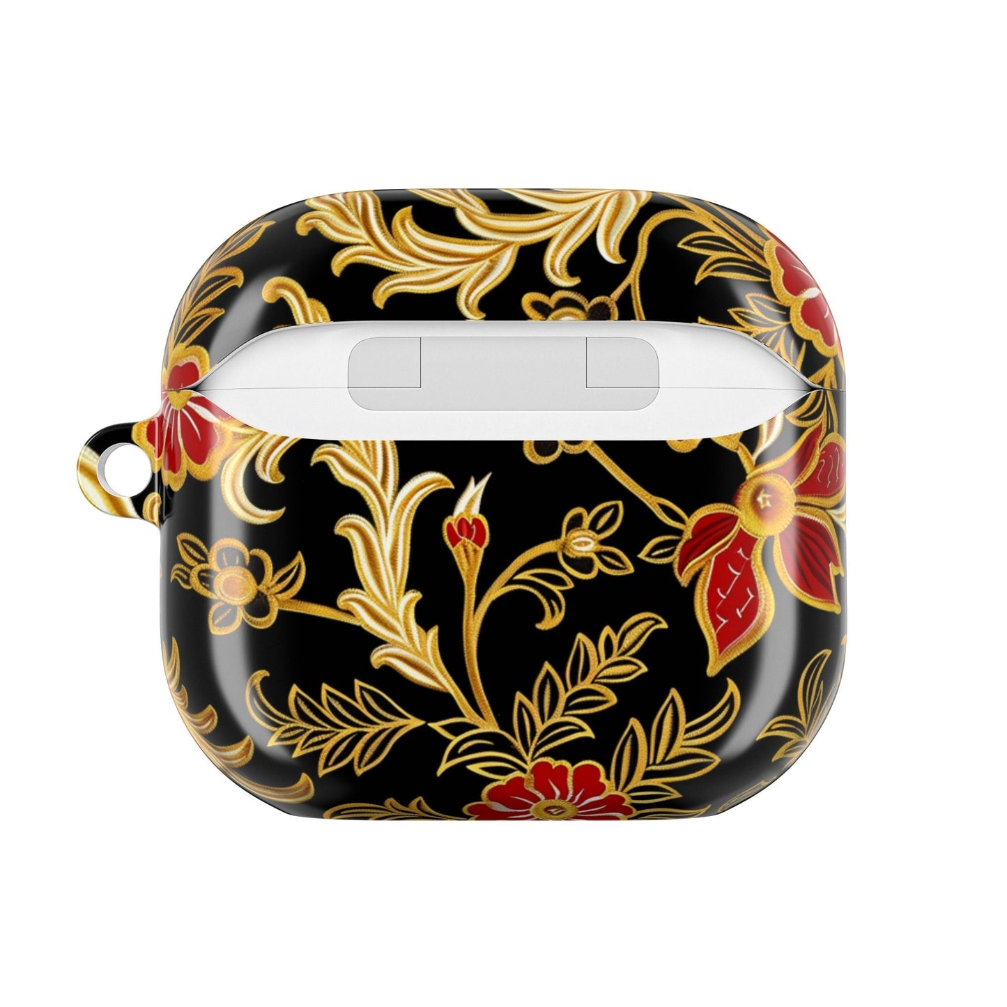 AirPods Case — Black & Gold Floral Protective Cover - DIGITAL X