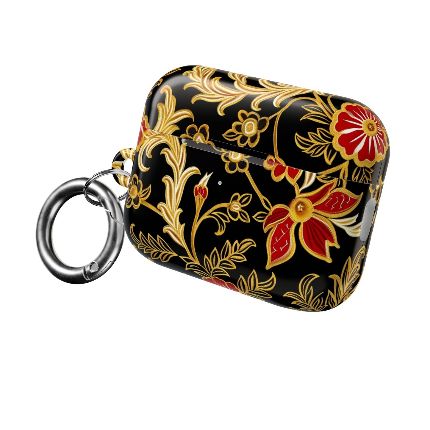 AirPods Case — Black & Gold Floral Protective Cover - DIGITAL X