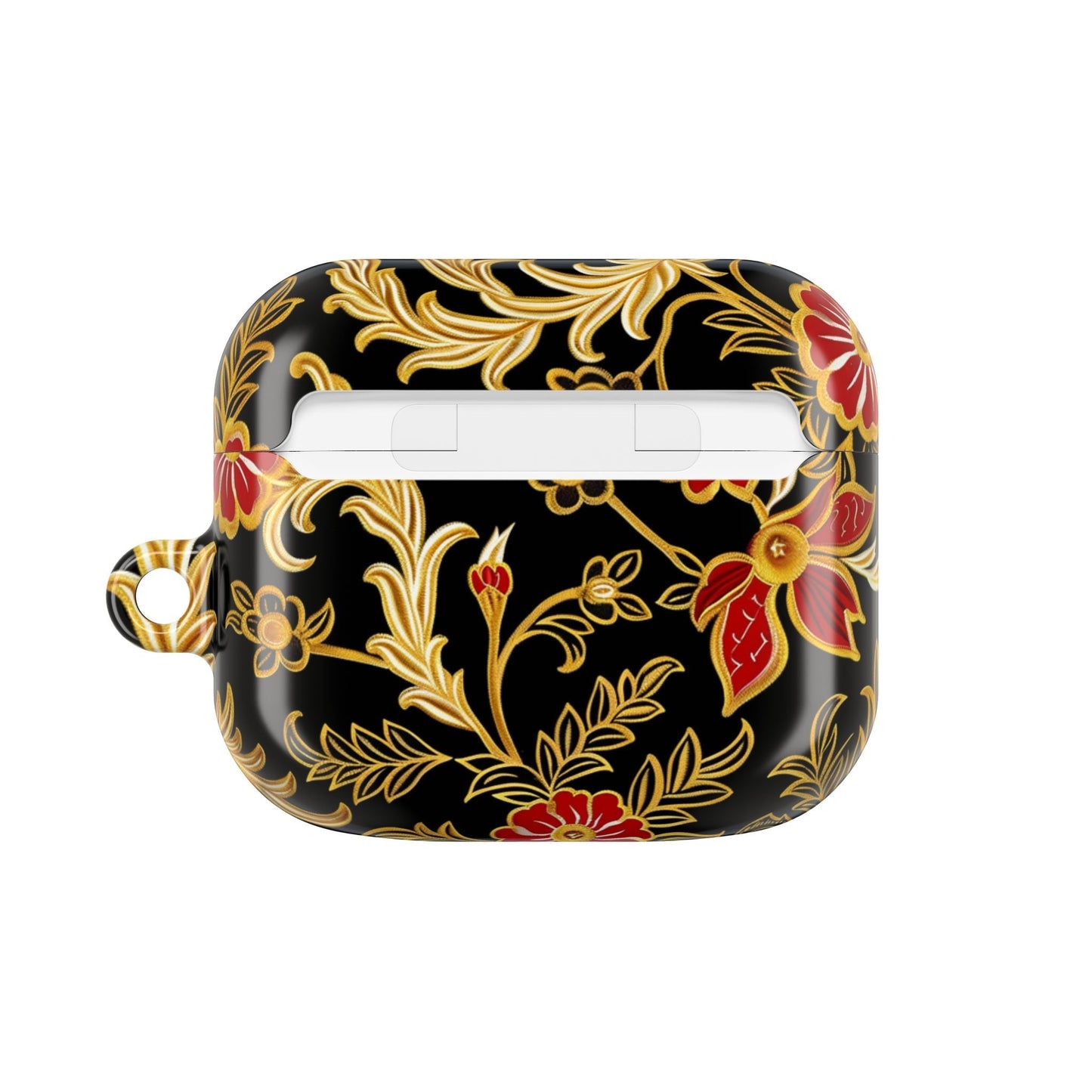 AirPods Case — Black & Gold Floral Protective Cover - DIGITAL X