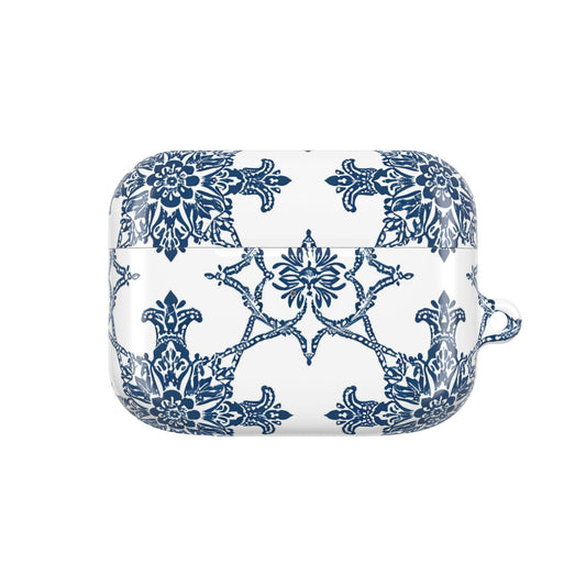 AirPods Case — Blue Floral Porcelain Pattern Protective Cover - DIGITAL X