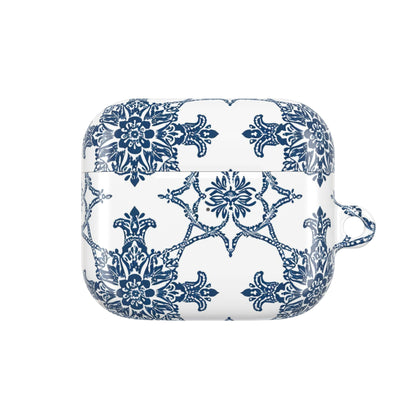 AirPods Case — Blue Floral Porcelain Pattern Protective Cover - DIGITAL X