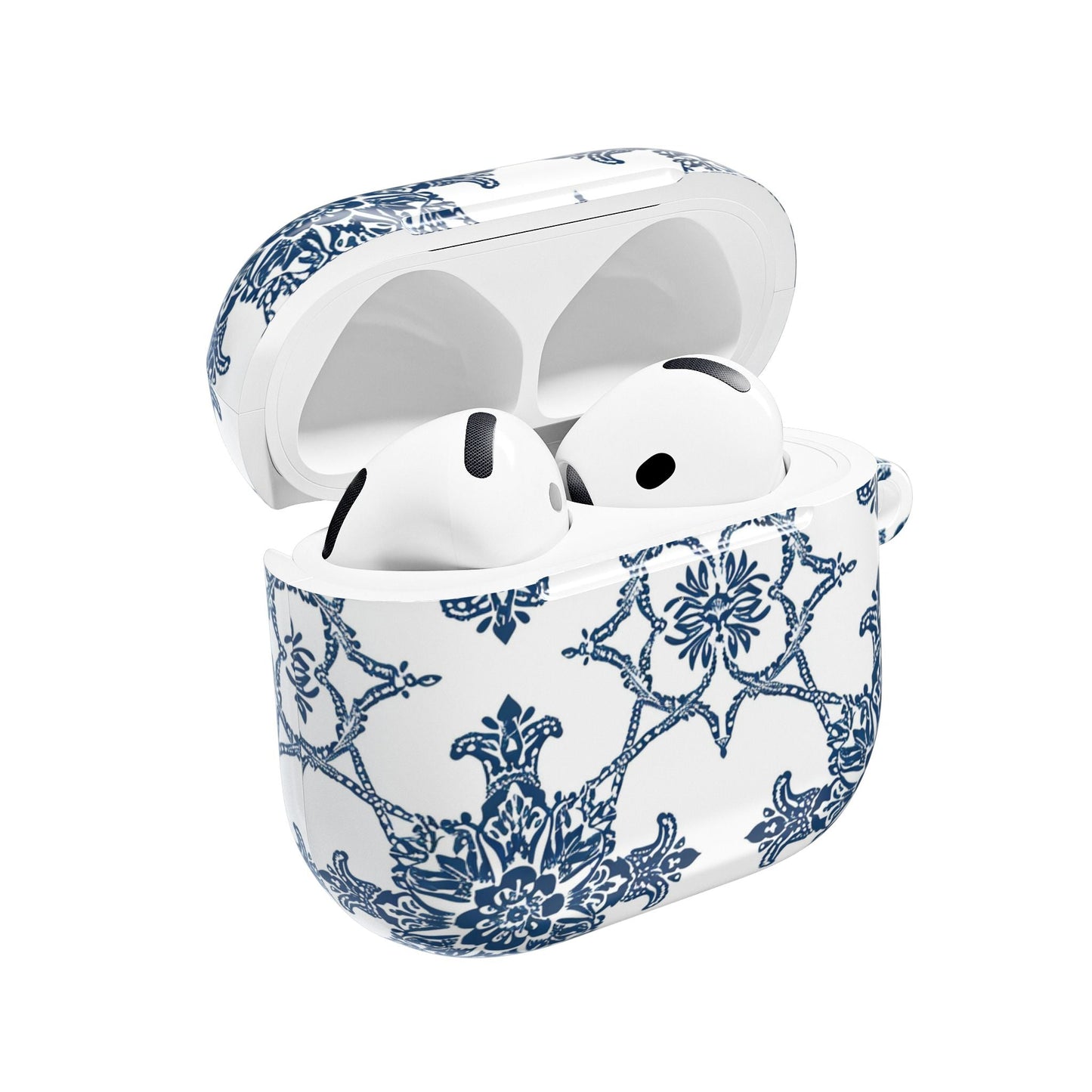AirPods Case — Blue Floral Porcelain Pattern Protective Cover - DIGITAL X