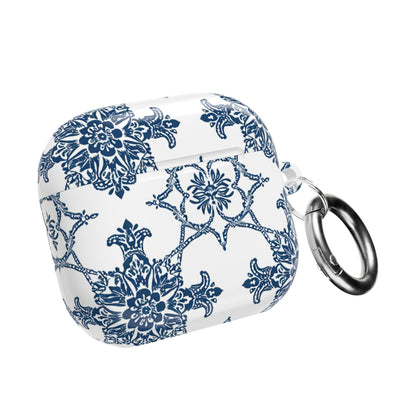 AirPods Case — Blue Floral Porcelain Pattern Protective Cover - DIGITAL X