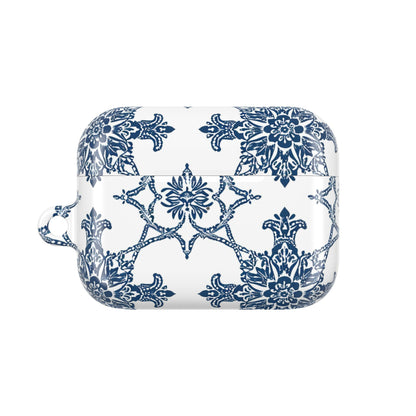 AirPods Case — Blue Floral Porcelain Pattern Protective Cover - DIGITAL X