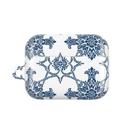 AirPods Case — Blue Floral Porcelain Pattern Protective Cover - DIGITAL X