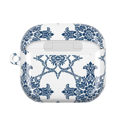 AirPods Case — Blue Floral Porcelain Pattern Protective Cover - DIGITAL X