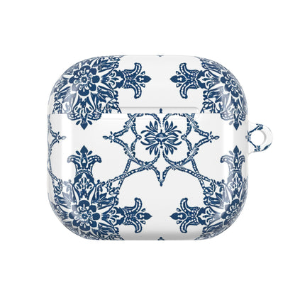 AirPods Case — Blue Floral Porcelain Pattern Protective Cover - DIGITAL X