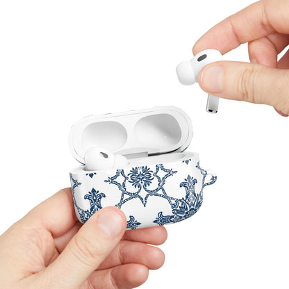 AirPods Case — Blue Floral Porcelain Pattern Protective Cover - DIGITAL X