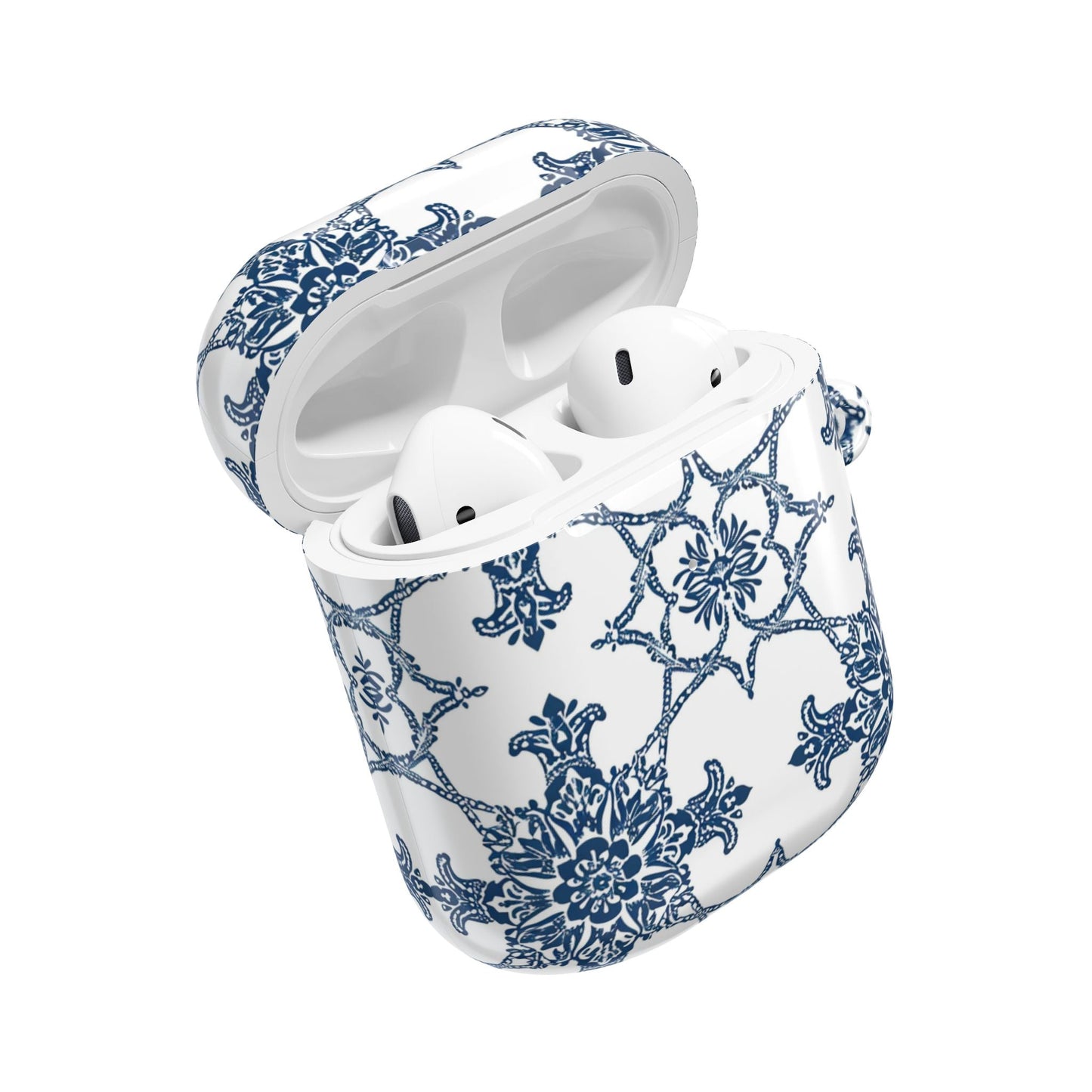 AirPods Case — Blue Floral Porcelain Pattern Protective Cover - DIGITAL X