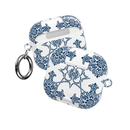 AirPods Case — Blue Floral Porcelain Pattern Protective Cover - DIGITAL X