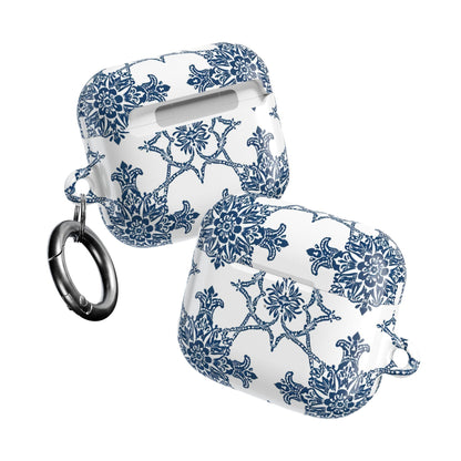 AirPods Case — Blue Floral Porcelain Pattern Protective Cover - DIGITAL X