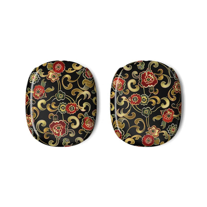 AirPods Max Case — Black & Gold Floral Baroque Protective Cover - DIGITAL X