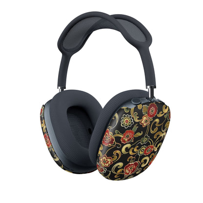 AirPods Max Case — Black & Gold Floral Baroque Protective Cover - DIGITAL X