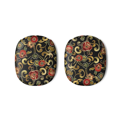 AirPods Max Case — Black & Gold Floral Baroque Protective Cover - DIGITAL X