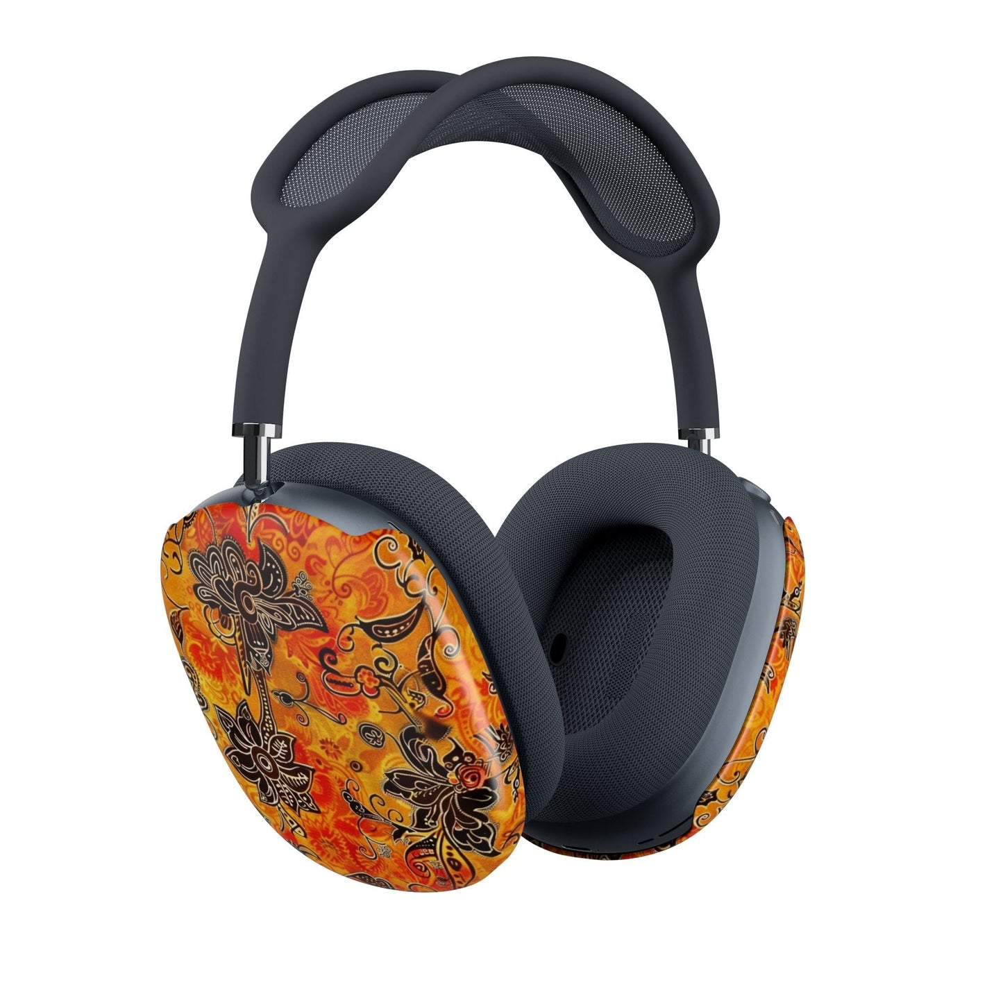 AirPods Max Case – Orange Floral Paisley Protective Skins - DIGITAL X