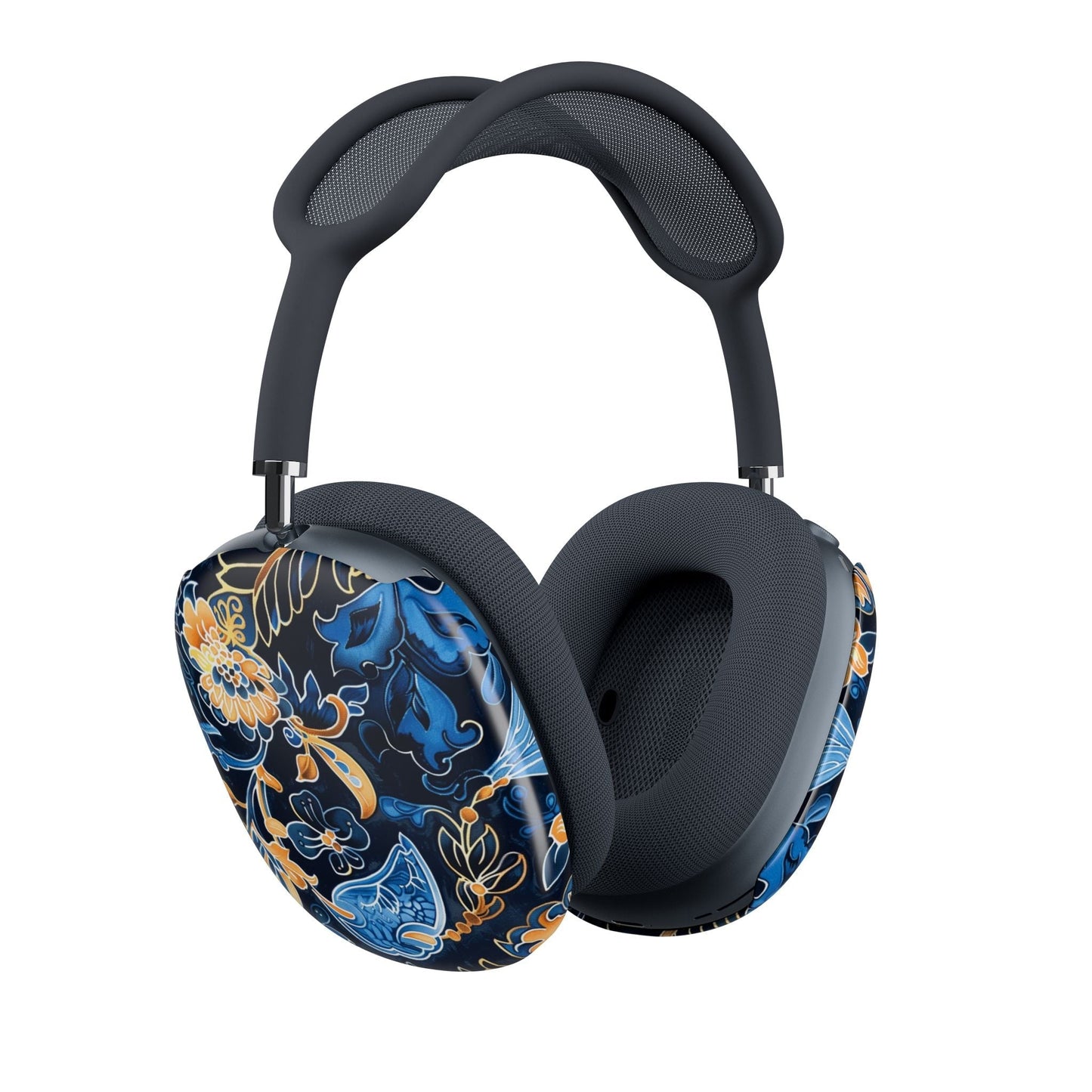 AirPods Max Protective Case — Blue Floral Paisley Print - DIGITAL X